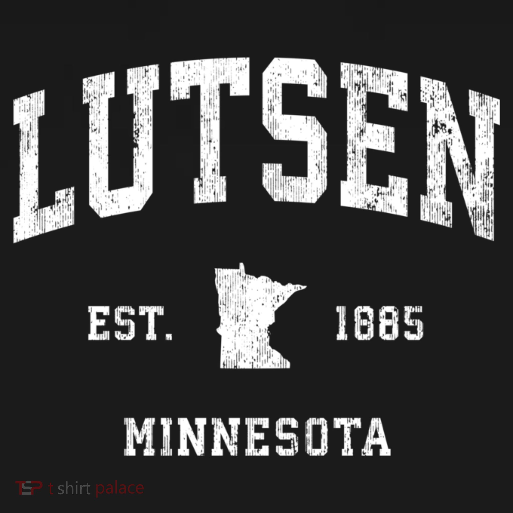 Lutsen Minnesota Mn Vintage Athletic T-Shirt