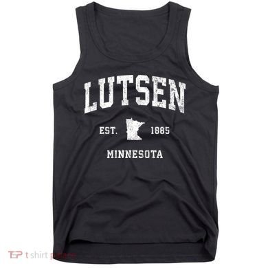 Lutsen Minnesota Mn Vintage Athletic Tank Top