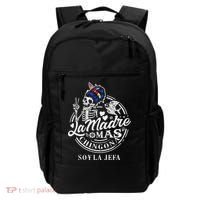 La Madre Mas Chingona Soy La Jefa Skeleton Lover Backpack thumb 0