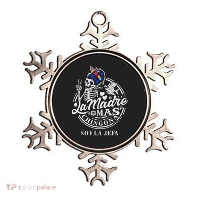 La Madre Mas Chingona Soy La Jefa Skeleton Lover Ornament