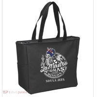 La Madre Mas Chingona Soy La Jefa Skeleton Lover Tote Bag thumb 2