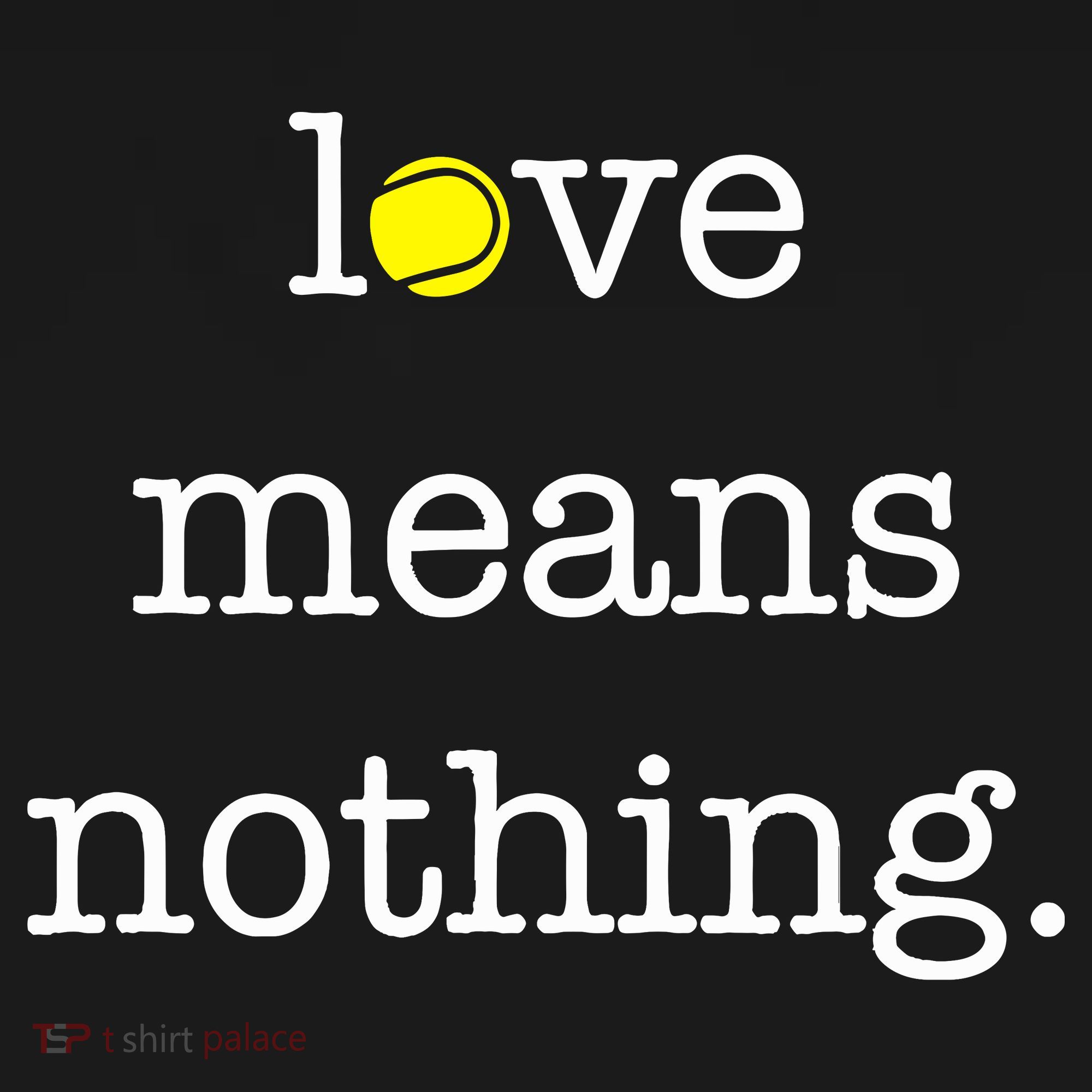 Love Means Nothing Tennis Player Ornament
