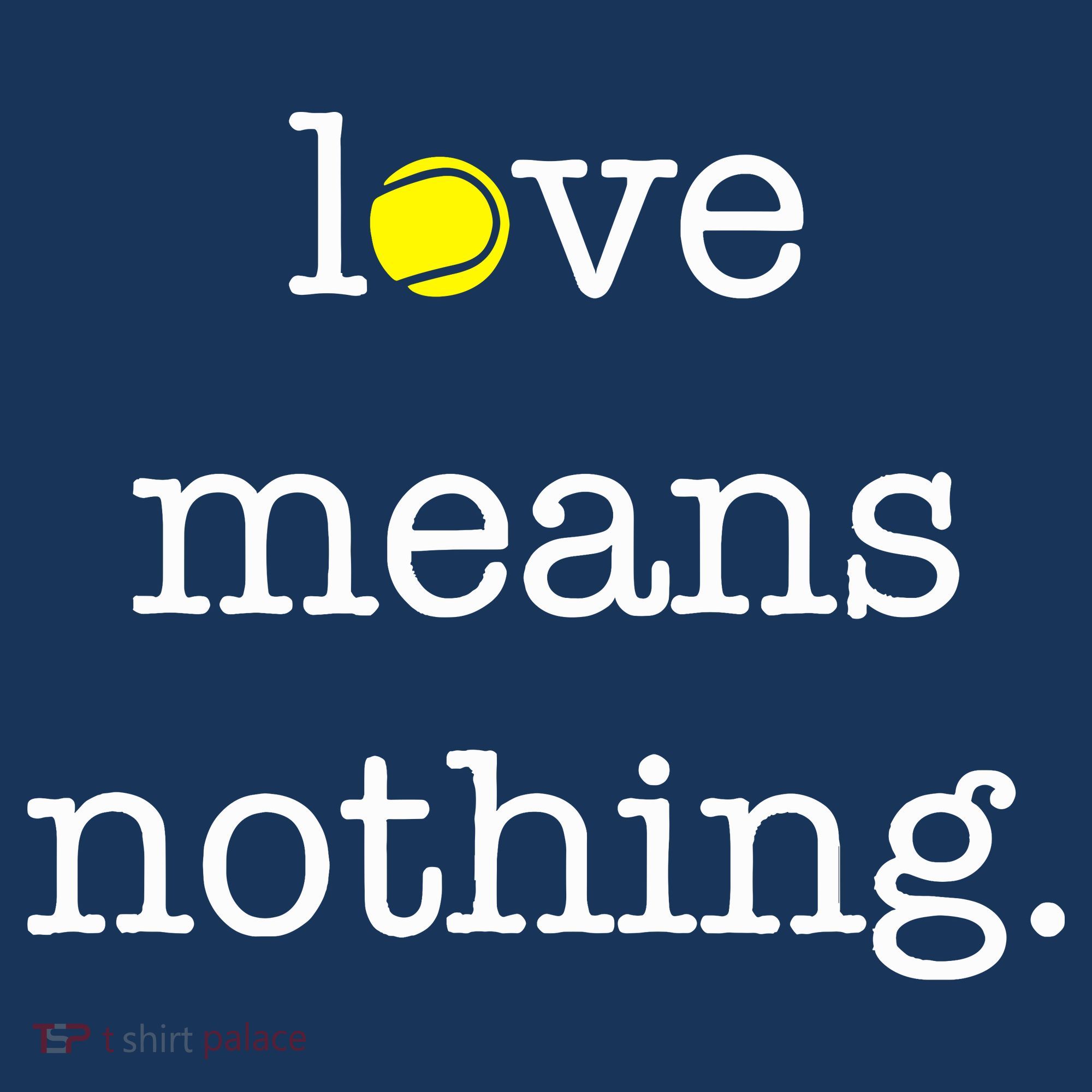 Love Means Nothing Tennis Player Women's Tank Top
