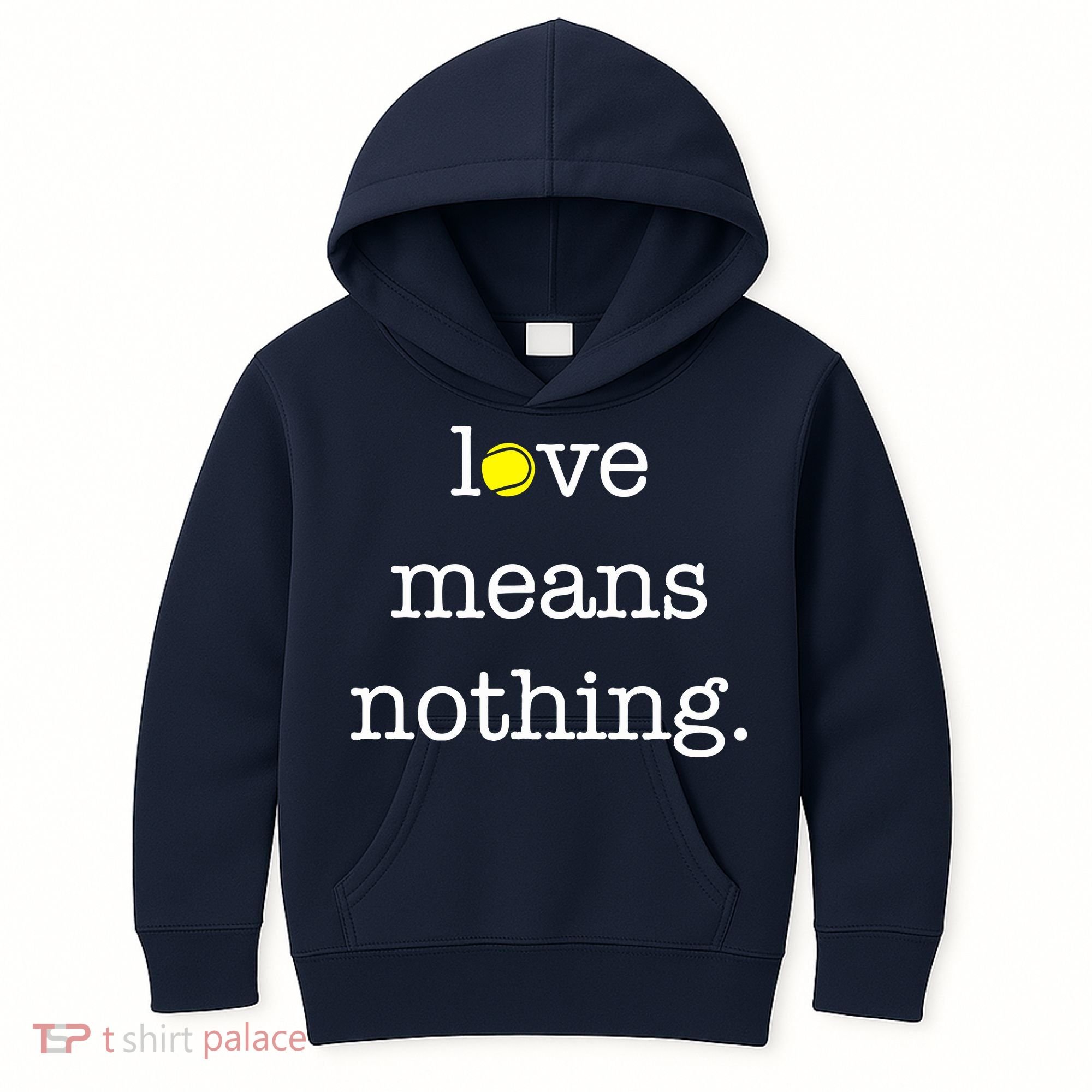 Love Means Nothing Tennis Player Kids Hoodie