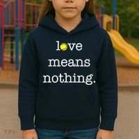 Love Means Nothing Tennis Player Kids Hoodie thumb 3