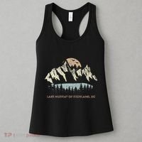 Lake Murray Of Richland South Carolina Mountain Sunset Women's Tank Top thumb 3