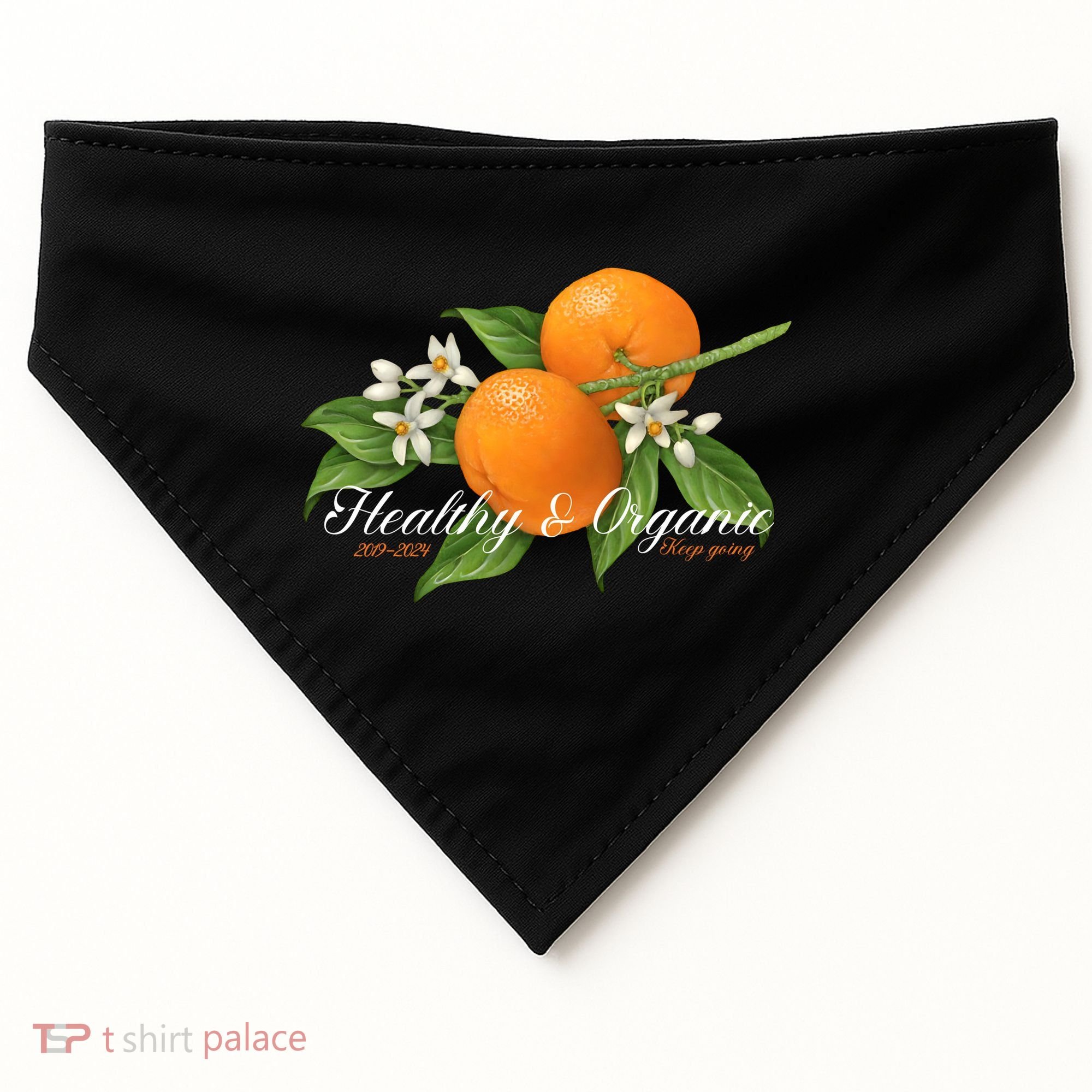 Limited Midnight Organic 5 Year Healthy & Organic USA-Made Doggie Bandana