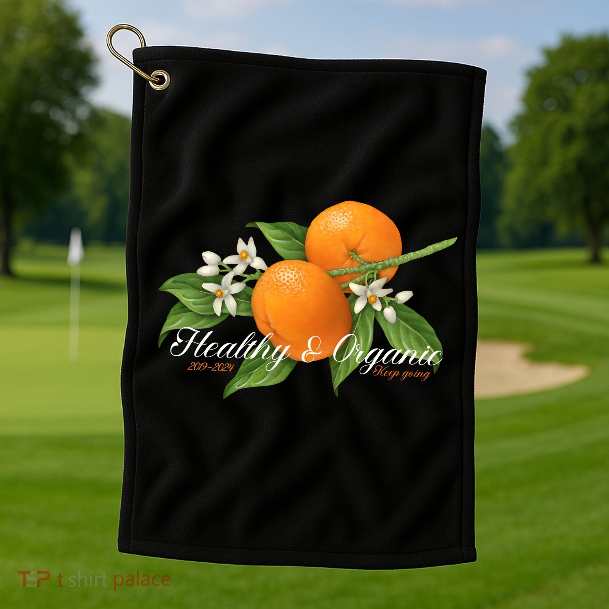 Limited Midnight Organic 5 Year Healthy & Organic Golf Towel