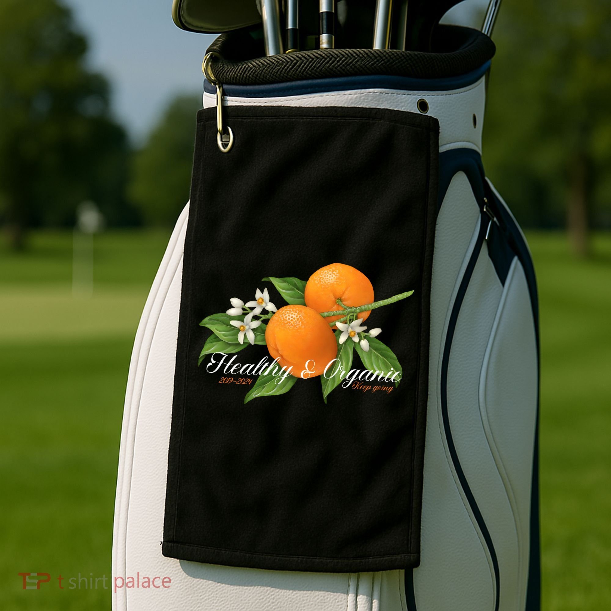 Limited Midnight Organic 5 Year Healthy & Organic Golf Towel