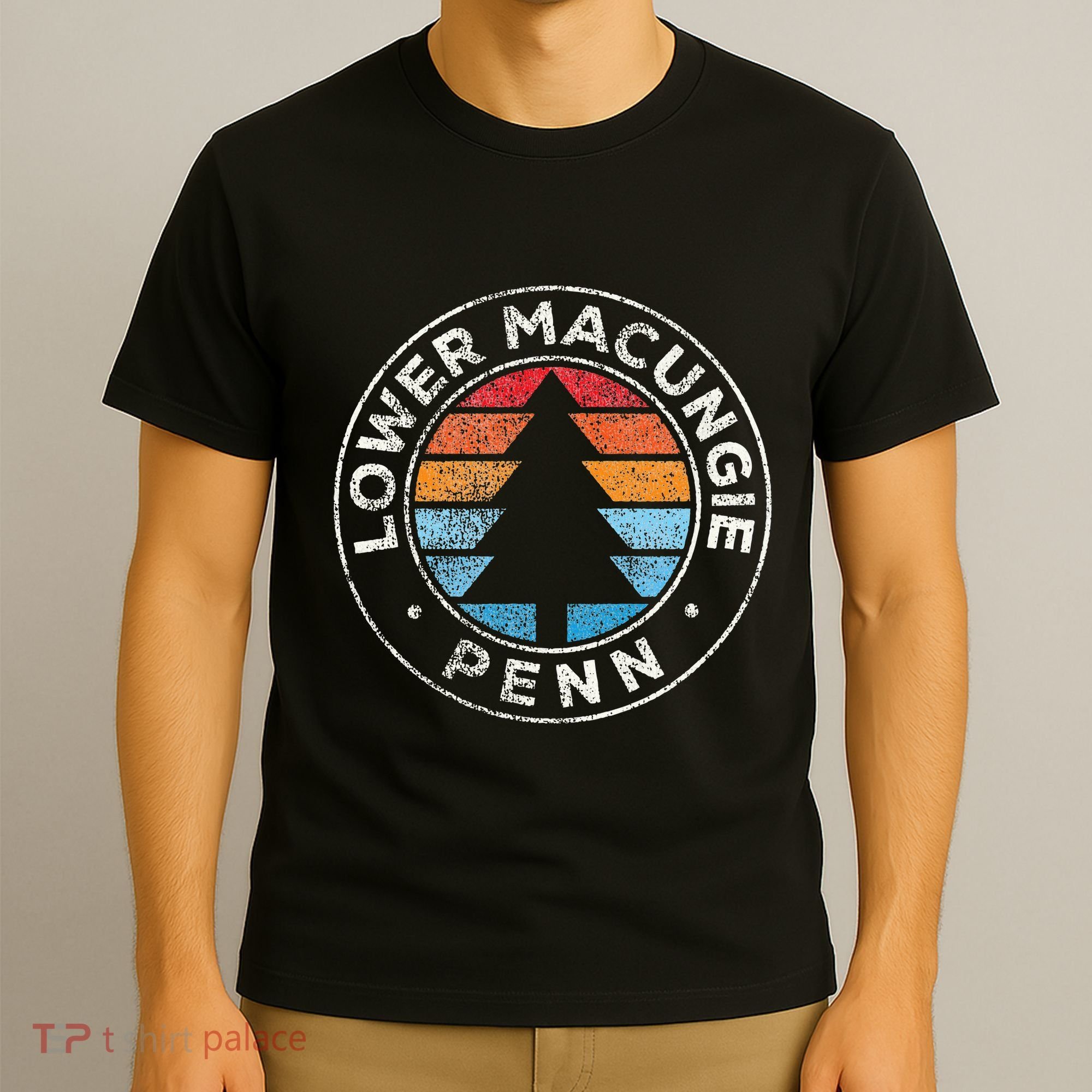 Lower Macungie Pennsylvania Pa Vintage Graphic Retro 70s T-Shirt