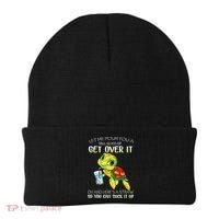 Let Me Pour You A Tall Glass Of Get Over It Turtle Gifts Beanie thumb 0