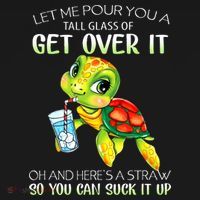 Let Me Pour You A Tall Glass Of Get Over It Turtle Gifts Women's Hoodie thumb 2