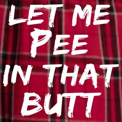 Let Me Pee In That Butt Men's Flannel Plaid Pajama Pants