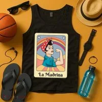 La Madrina Proposal Tarot Art Tank Top thumb 4