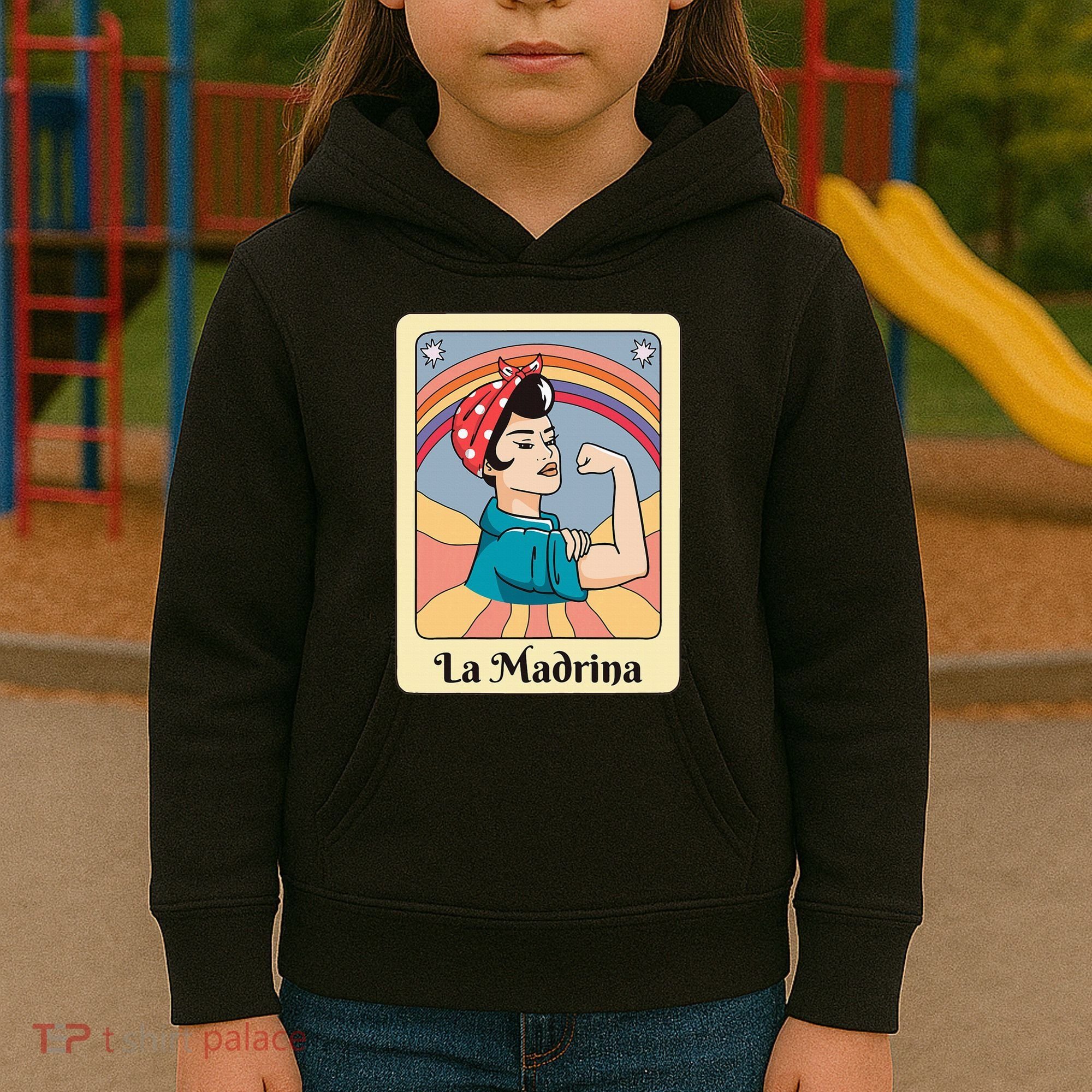 La Madrina Proposal Tarot Art Kids Hoodie