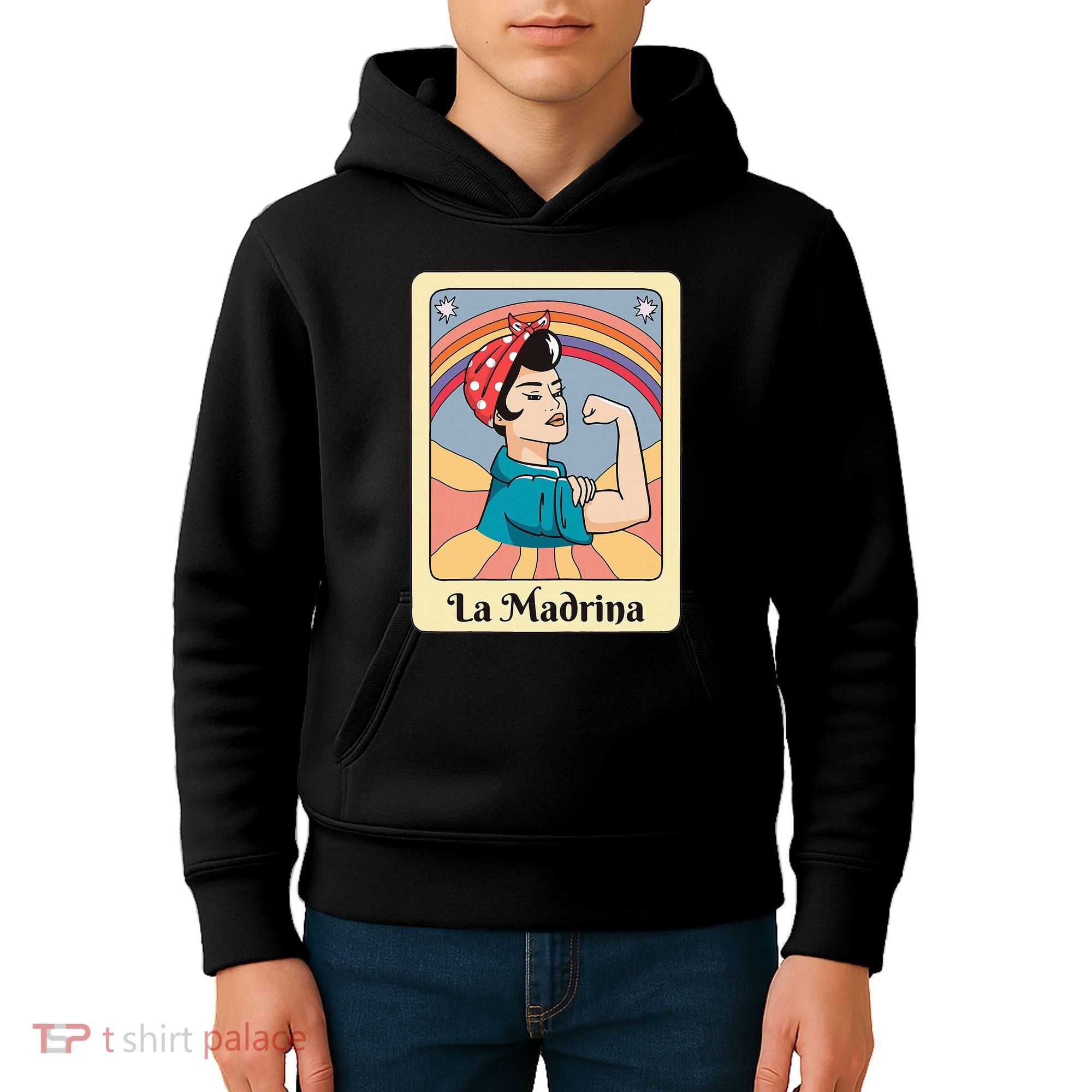 La Madrina Proposal Tarot Art Kids Hoodie
