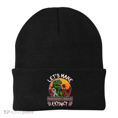 Let's Make Parkinson's Disease Extinct TRex Dinosaur Beanie