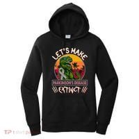 Let's Make Parkinson's Disease Extinct TRex Dinosaur Women's Hoodie thumb 0