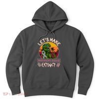 Let's Make Parkinson's Disease Extinct TRex Dinosaur Hoodie thumb 0