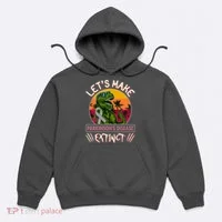Let's Make Parkinson's Disease Extinct TRex Dinosaur Hoodie thumb 0