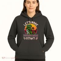 Let's Make Parkinson's Disease Extinct TRex Dinosaur Hoodie thumb 5