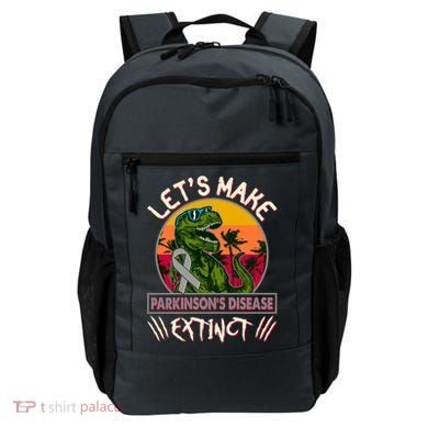 Let's Make Parkinson's Disease Extinct TRex Dinosaur Backpack