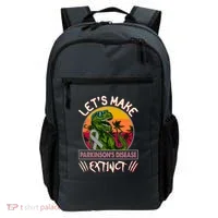 Let's Make Parkinson's Disease Extinct TRex Dinosaur Backpack thumb 0