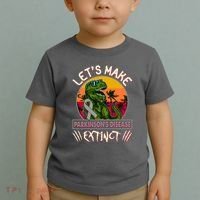 Let's Make Parkinson's Disease Extinct TRex Dinosaur Toddler T-Shirt thumb 2