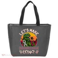 Let's Make Parkinson's Disease Extinct TRex Dinosaur Tote Bag thumb 0