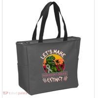 Let's Make Parkinson's Disease Extinct TRex Dinosaur Tote Bag thumb 2