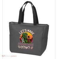 Let's Make Parkinson's Disease Extinct TRex Dinosaur Tote Bag thumb 3