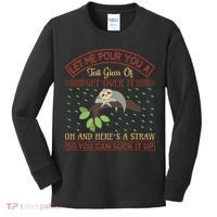 Let Me Pour You A Tall Glass Of Get Over It Kids Long Sleeve Shirt thumb 0