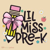Little Miss Pre K Pencil Bow First Day Of School Tote Bag thumb 4