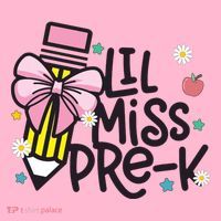 Little Miss Pre K Pencil Bow First Day Of School Coaster thumb 2