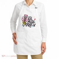 Little Miss Pre K Pencil Bow First Day Of School Apron thumb 2