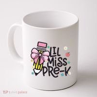 Little Miss Pre K Pencil Bow First Day Of School Coffee Mug thumb 0