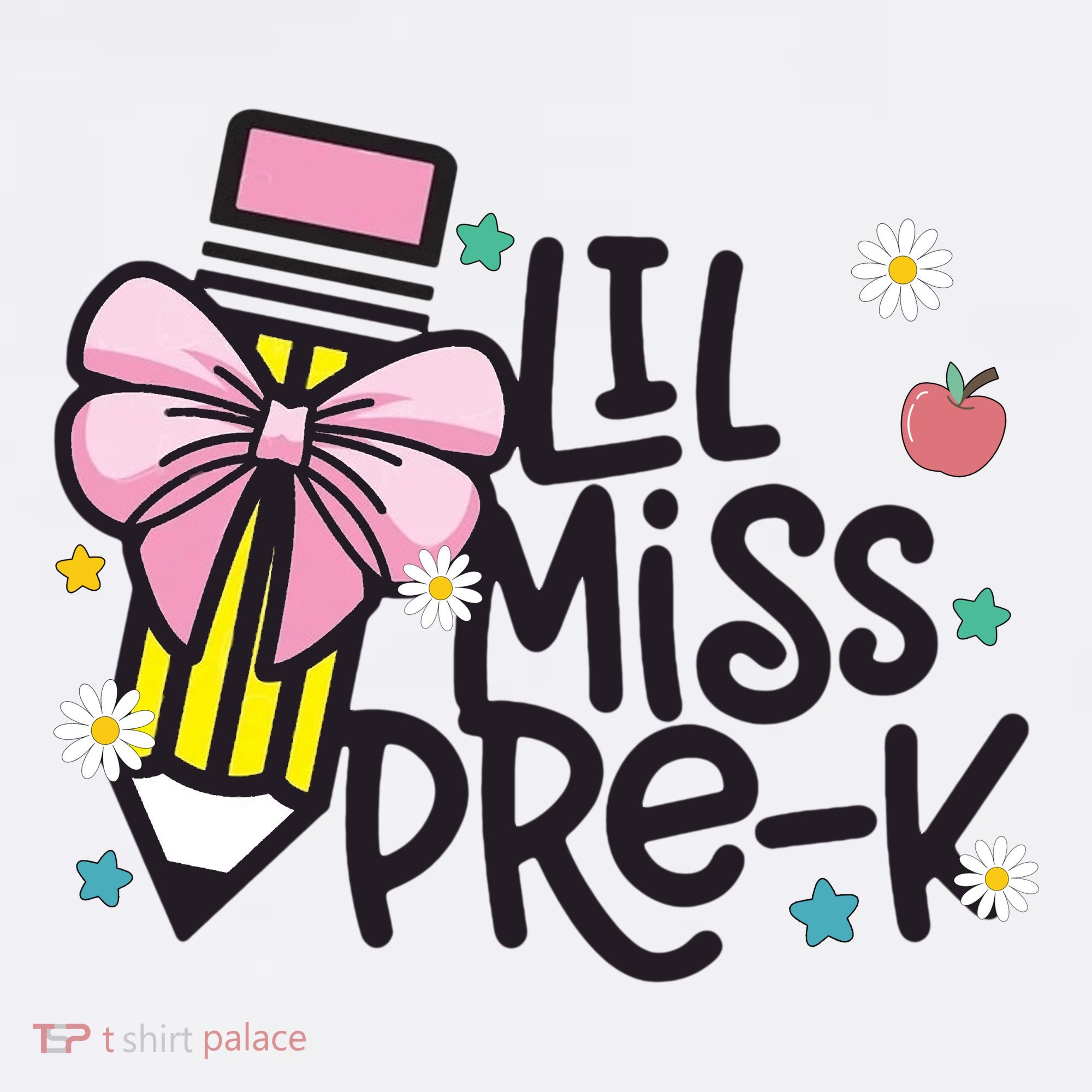 Little Miss Pre K Pencil Bow First Day Of School Tumbler