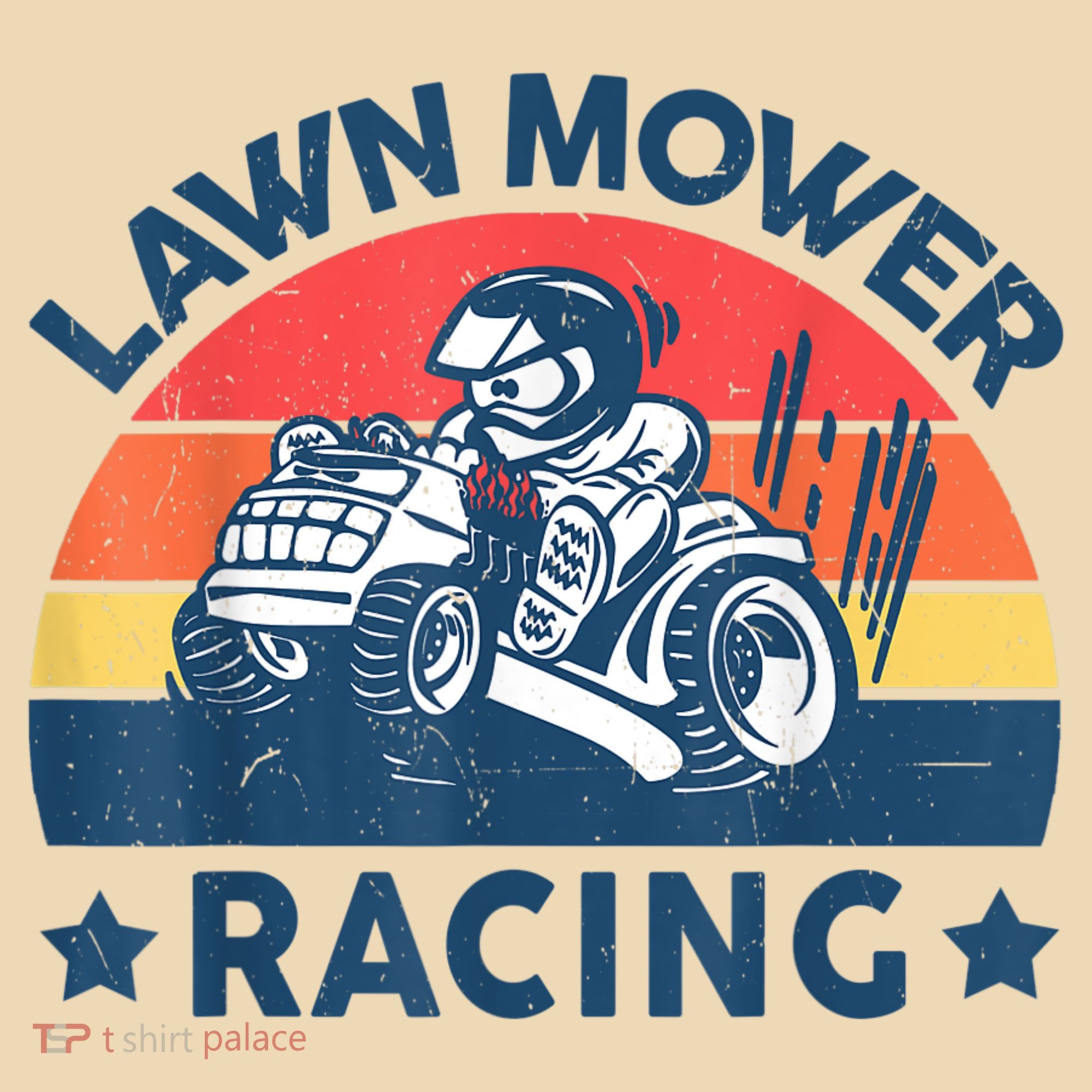 Lawn Mower Racing Lawn Mowing Funny Landscaping Tote Bag