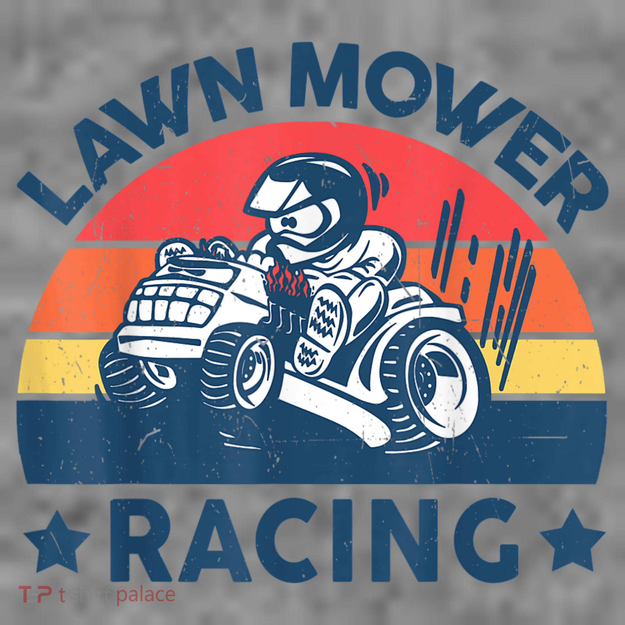 Lawn Mower Racing Lawn Mowing Funny Landscaping Toddler Hoodie
