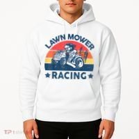 Lawn Mower Racing Lawn Mowing Funny Landscaping Hoodie thumb 2