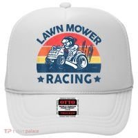 Lawn Mower Racing Lawn Mowing Funny Landscaping Hat thumb 0
