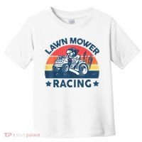 Lawn Mower Racing Lawn Mowing Funny Landscaping Toddler T-Shirt thumb 0