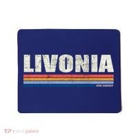 Livonia Michigan Retro Style 1980's Logo Mousepad thumb 0