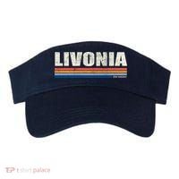 Livonia Michigan Retro Style 1980's Logo Visor thumb 0