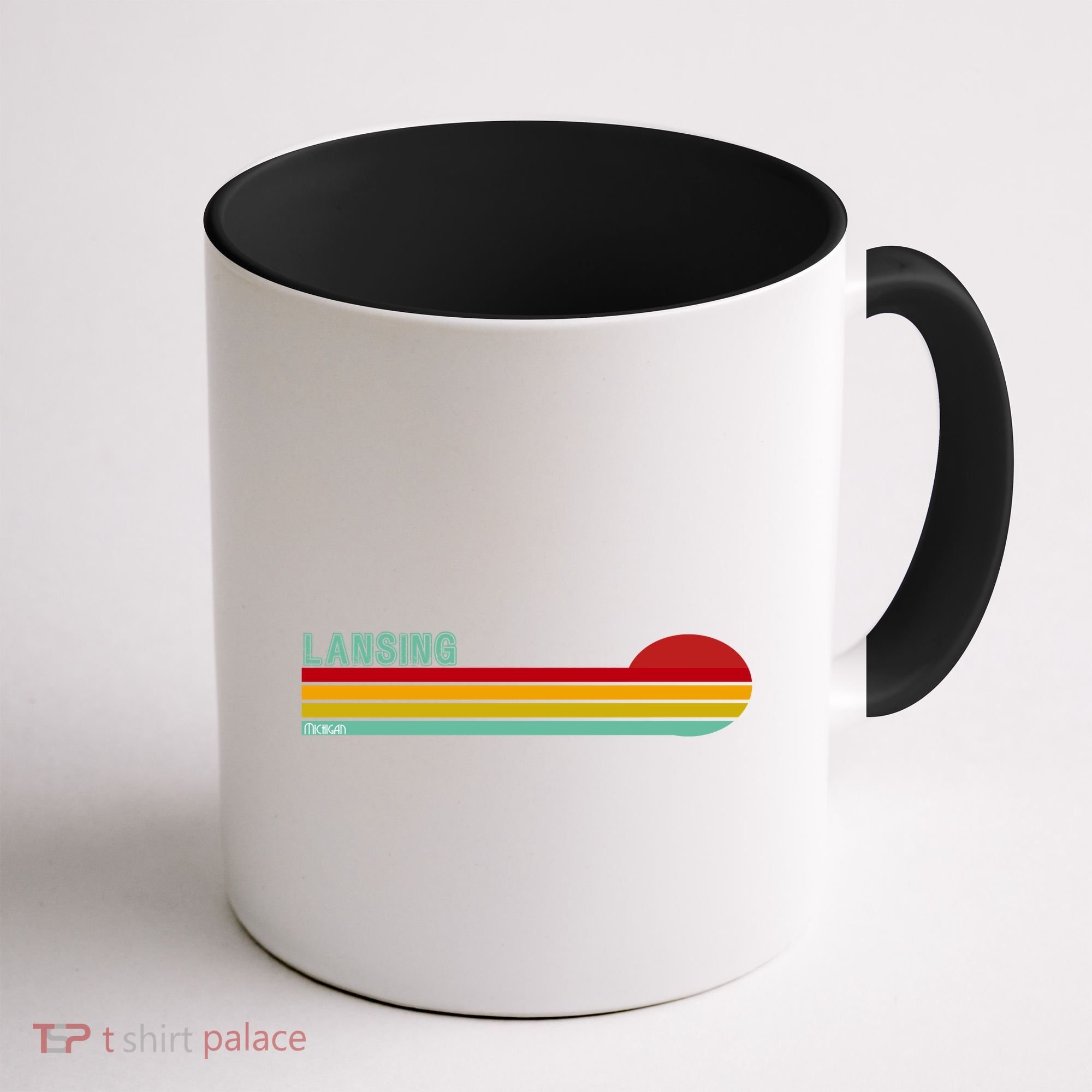 Lansing Michigan Retro Coffee Mug