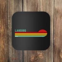 Lansing Michigan Retro Coaster thumb 0