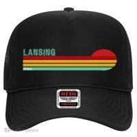 Lansing Michigan Retro Hat thumb 0