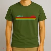 Lansing Michigan Retro T-Shirt thumb 3