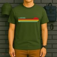 Lansing Michigan Retro T-Shirt thumb 6