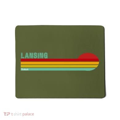 Lansing Michigan Retro Mousepad